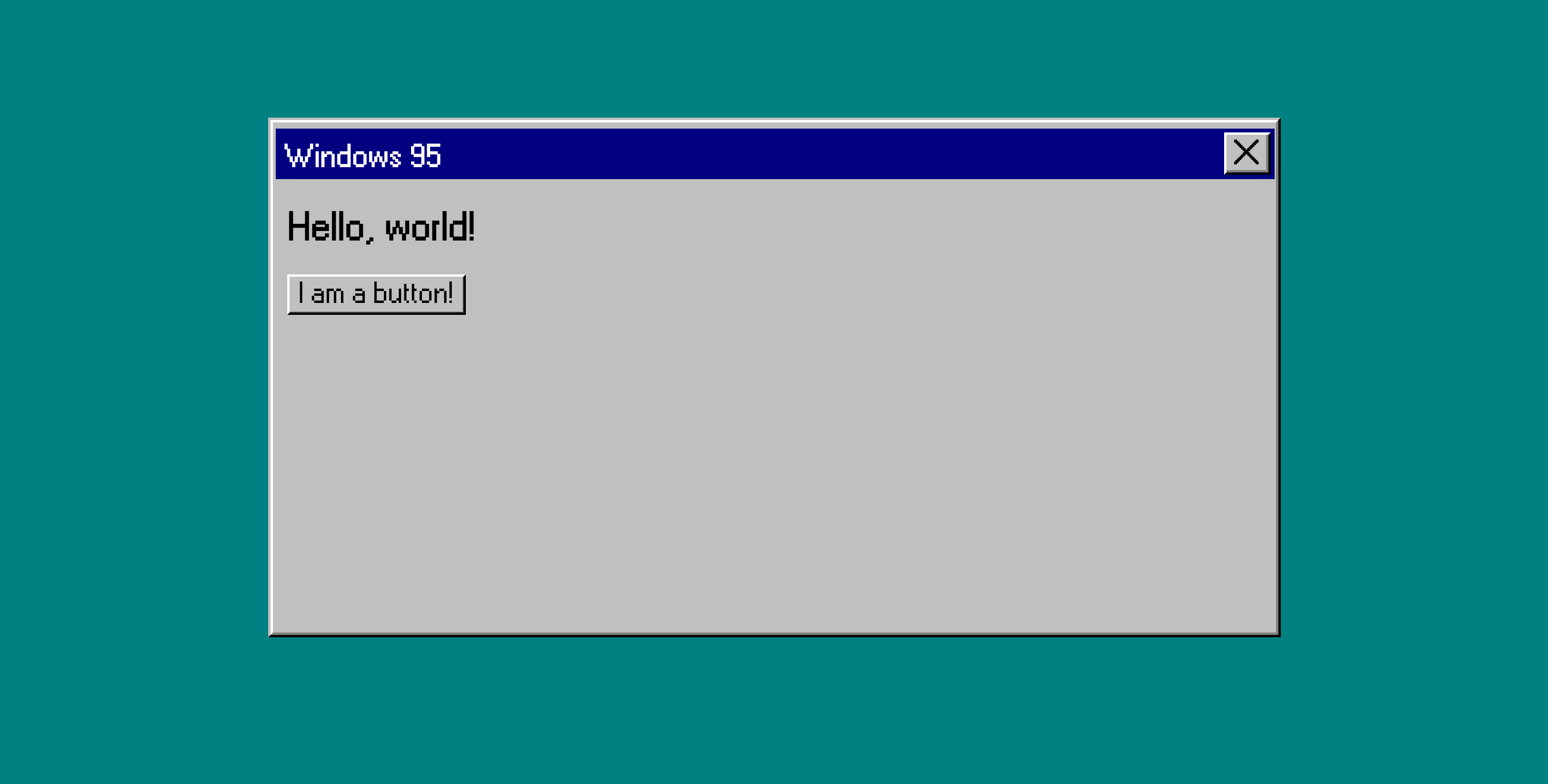 Example webpage screenshot